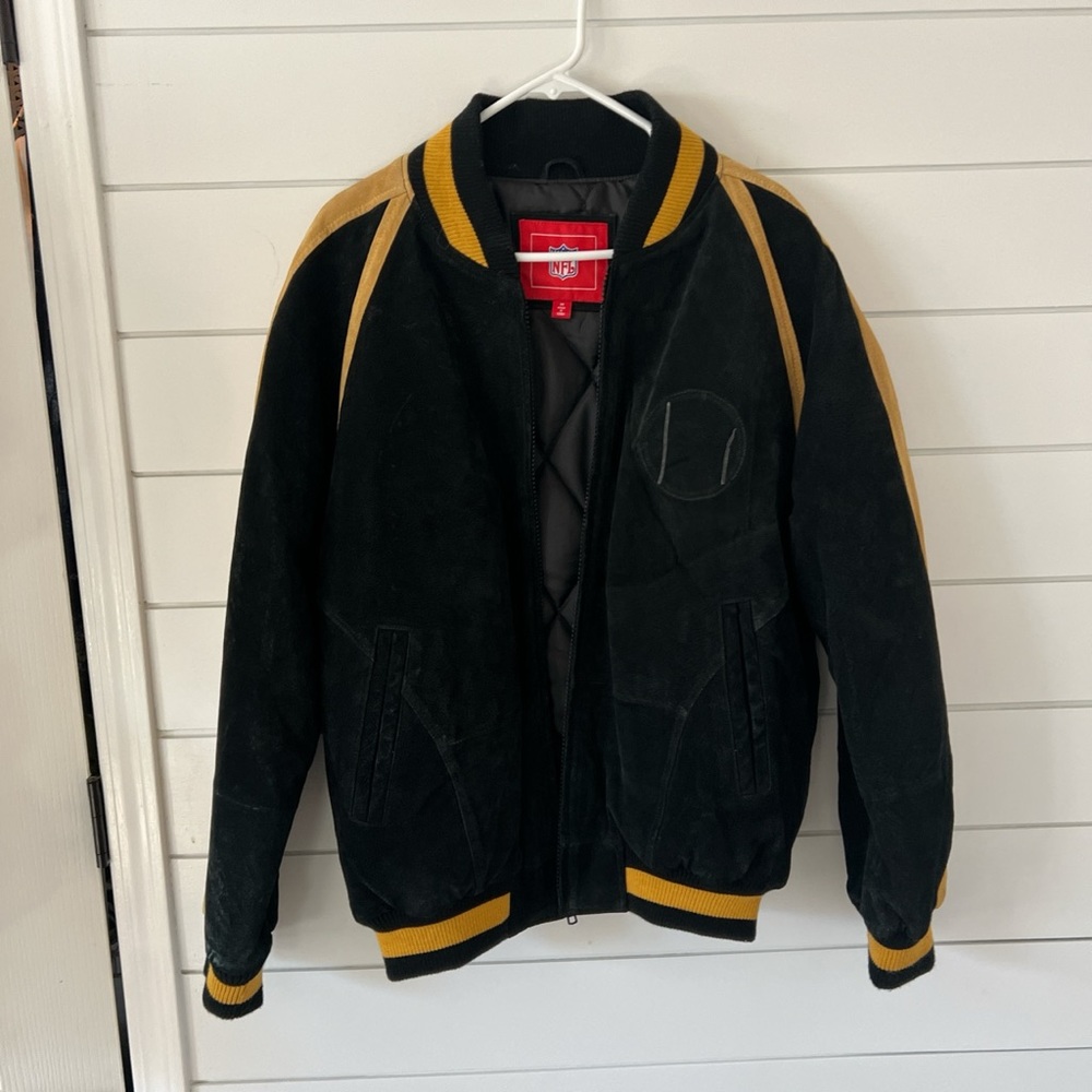 Pittsburgh Steelers NFL Leather Bomber Jacket
